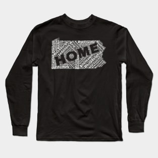 State of Pennsylvania Cities | PA Souvenir & Gift Long Sleeve T-Shirt